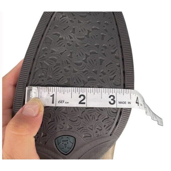 ARIAT Round Up Orgullo Mexicano Performance Western Distressed Square Boots 8.5 - Picture 12 of 14